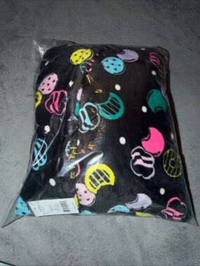 Girl Scout Cookies & Dots Fleece Blanket 60.5" x 57.5" NWT
